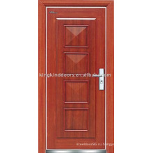Бронированная дверь (JKD-G104) стали деревянные наружные двери для надежной безопасности используется